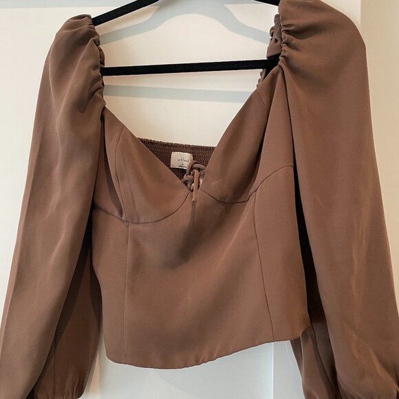 NWT Aritzia Wilfred Novella Blouse - Picture 1 of 5